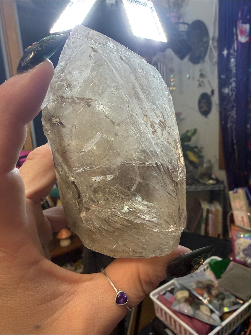 3 pound HERKIMAR DIAMOND!!! Natural free form! Beautiful